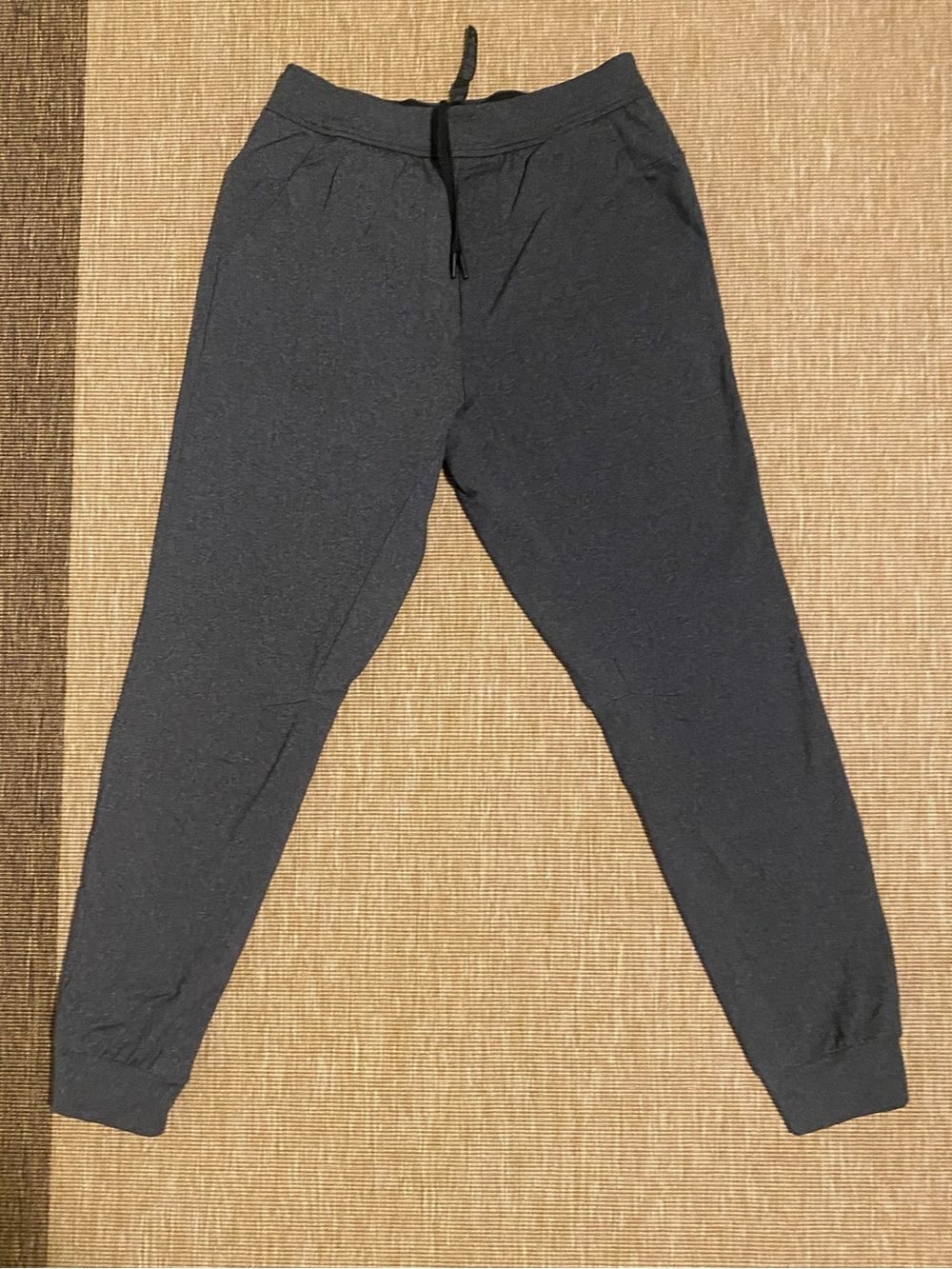 Lululemon Charcoal Grey Heathered Drawstring Jogger Pants S